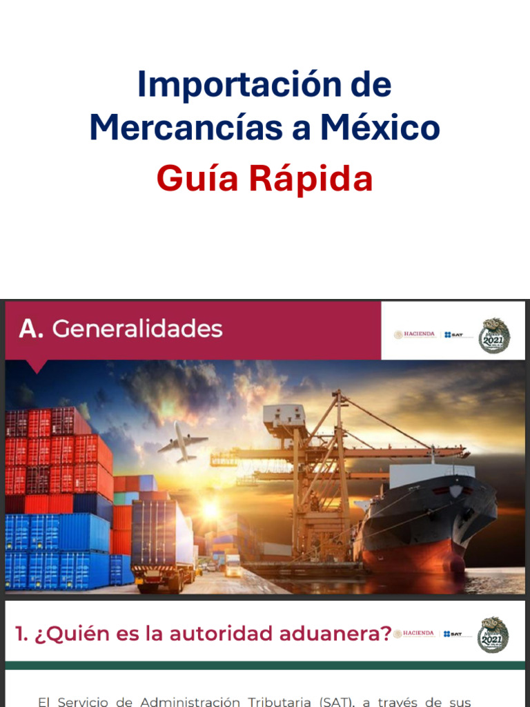 Guía de Importación a México 2023 | PDF | Ciencias sociales