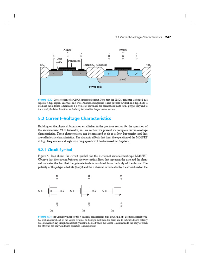 Chapter 5.2 | PDF | Field Effect Transistor | Mosfet