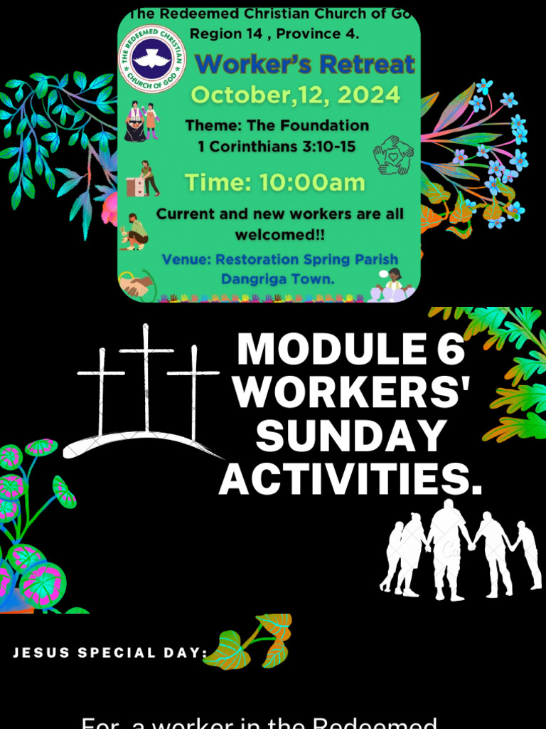 Sunday Activities for RCCG Workers | PDF