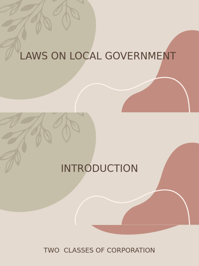 Understanding Local Government Laws | PDF | Eminent Domain | Governance