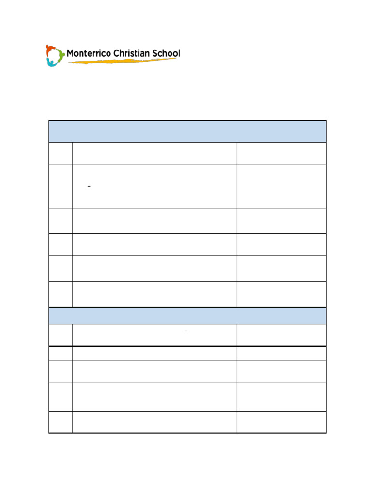 Calendario Escolar MCS 2024 | PDF