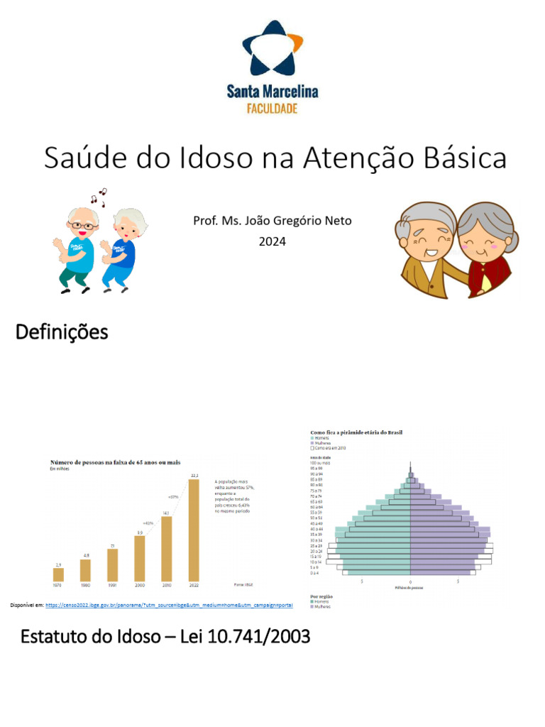 Saúde do Idoso na Atenção Básica | PDF | Terceira idade | Enfermagem