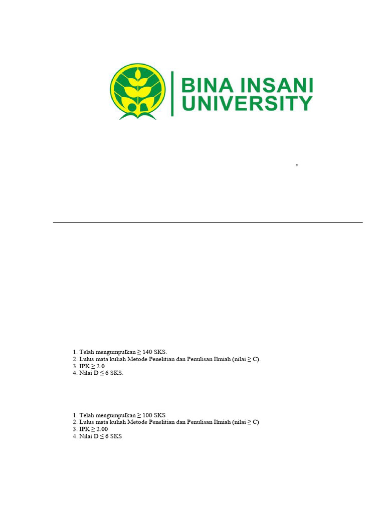 Panduan Penulisan Skripsi TI 2023 | PDF