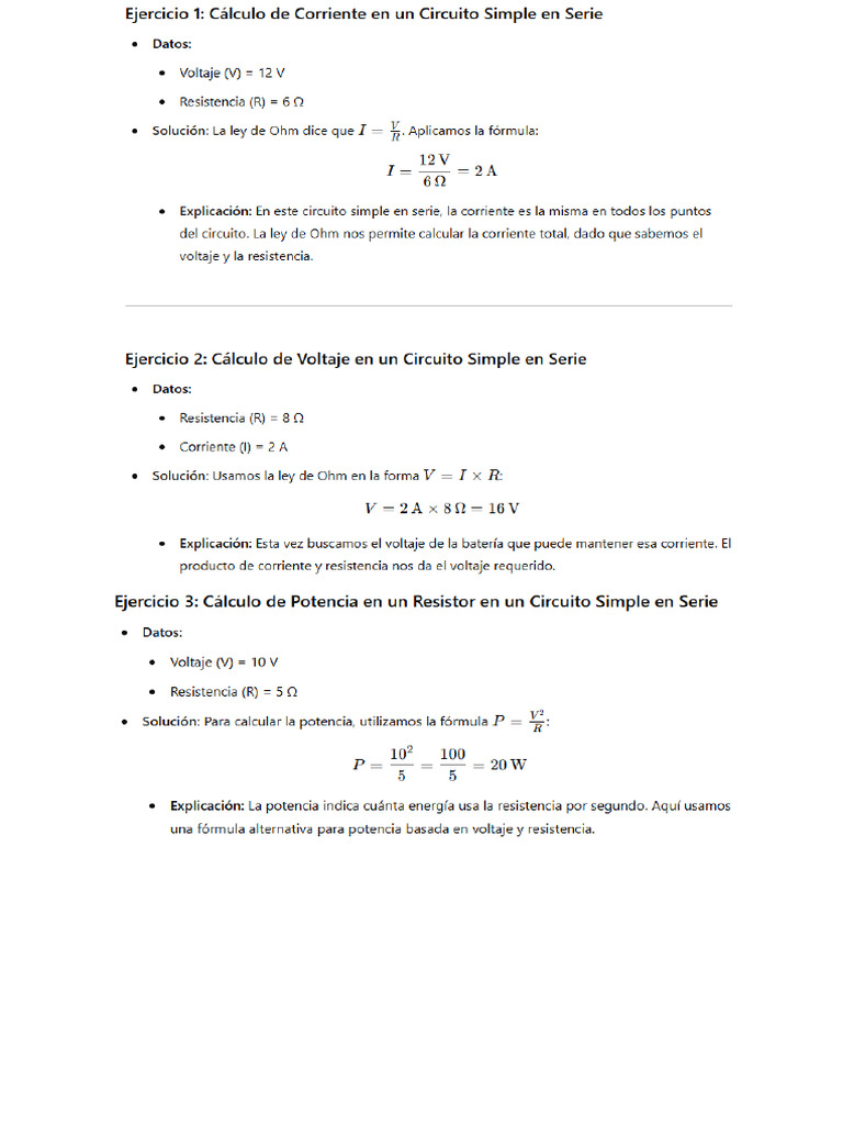 Ejercicios Muy Basicos | PDF