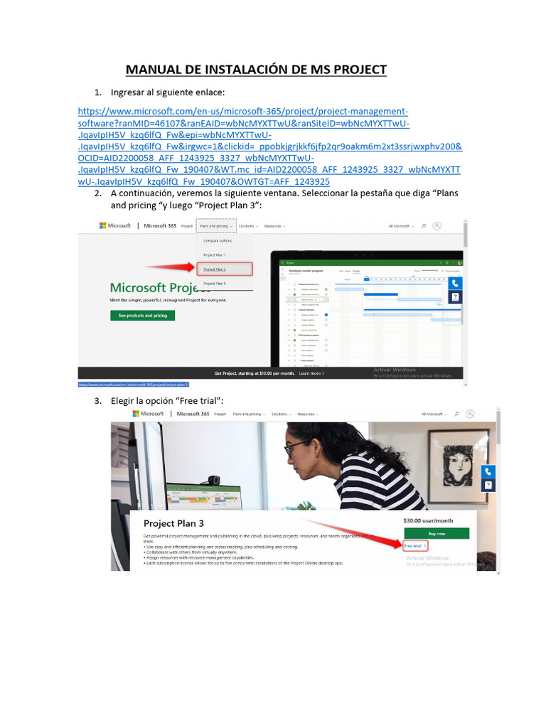 Descarga gratuita de prueba de MS Project | PDF | Microsoft | Microsoft ...
