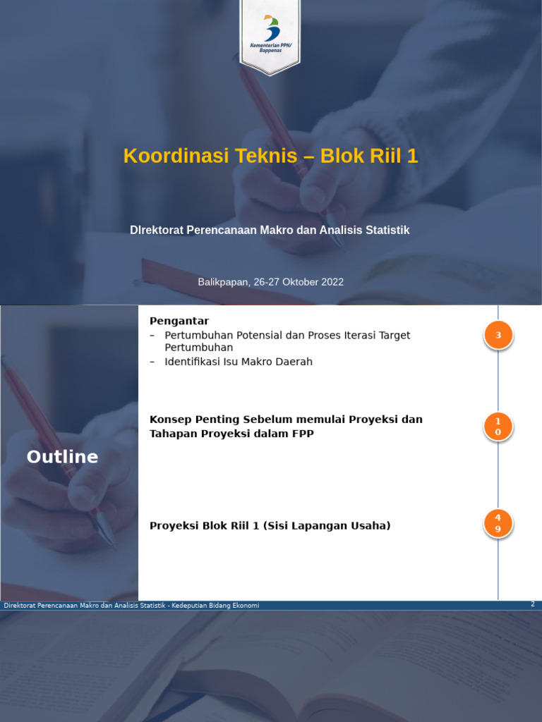 Koordinasi Teknis - Blok Riil 1 - Pertumbuhan, Identifikasi, Dan Sisi ...