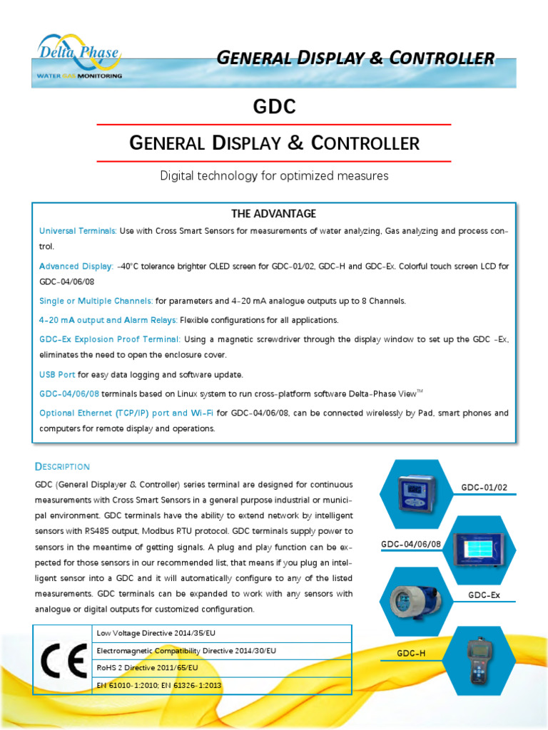 GDC Series: Advanced Display Controllers | PDF | Computer Terminal | Sensor