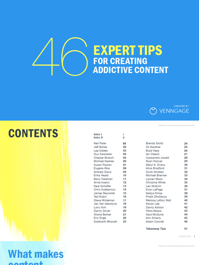 46 Expert Tips On Addictive Content 2 | PDF | Search Engine ...