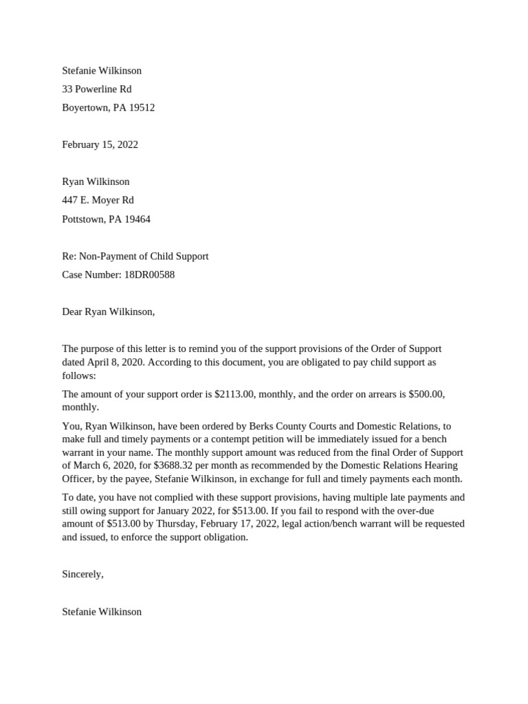 Support Reminder 2022 | PDF