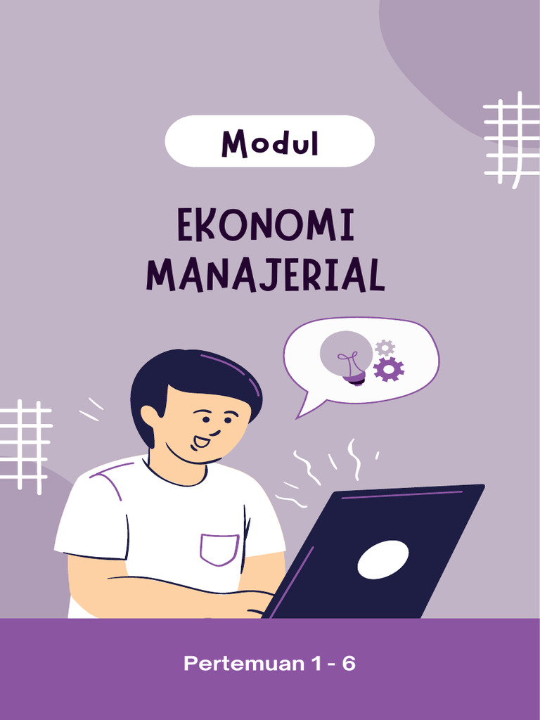 Ungu Ilustrasi Sampul Modul Pembelajaran Digital Untuk Siswa Pdf