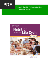 Nutrition Through The Life Cycle 8th Edition Judith E. Brown 2024 Scribd Download
