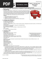 Viking Model F-1 Deluge Valve Specs | PDF | Fire Sprinkler System | Valve