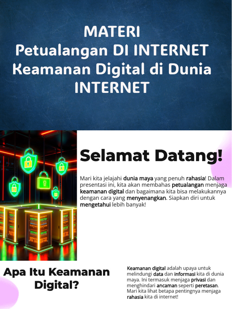 Keamanan Digital: Tips dan Petualangan | PDF