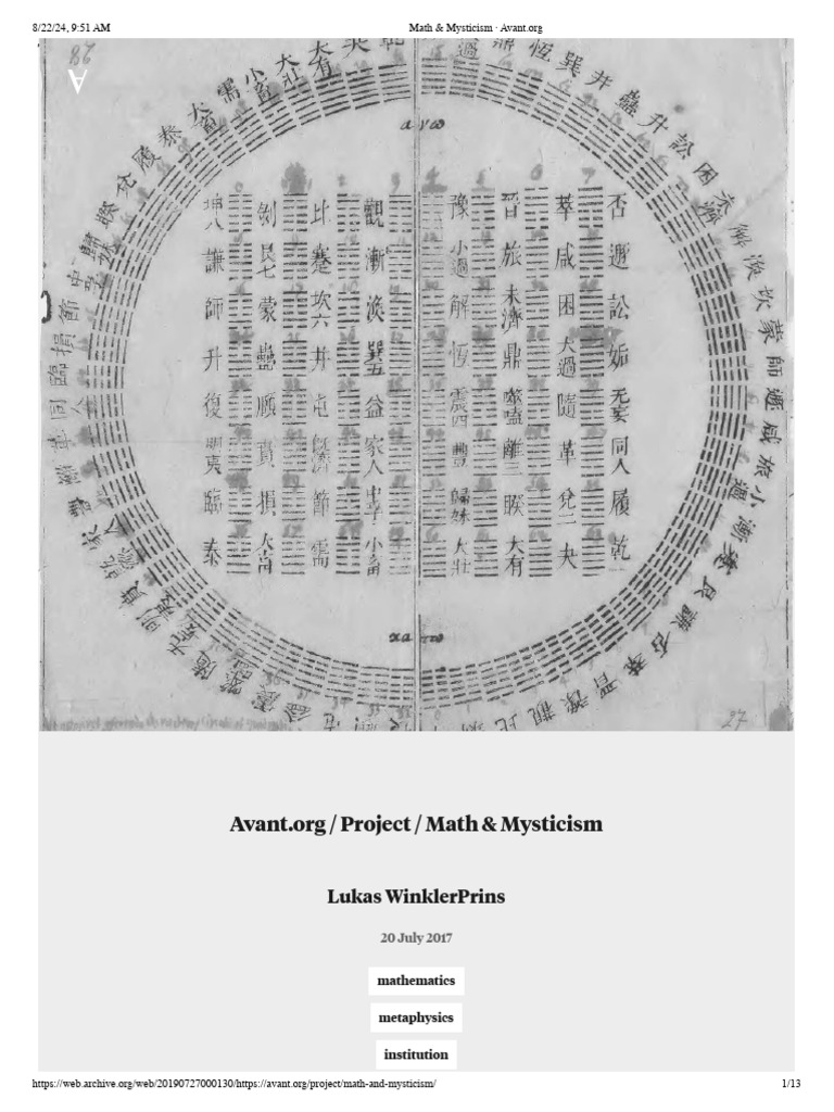 Math & Mysticism Lukas | PDF | Mathematics | Isaac Newton
