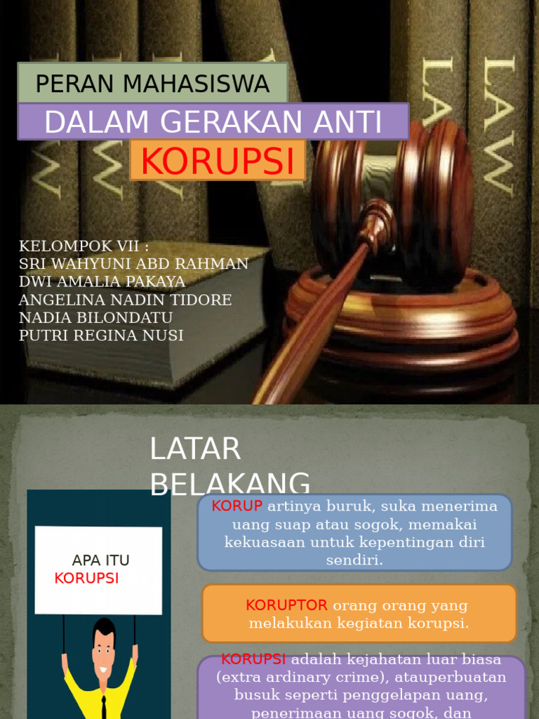 Peran Mahasiswa Dalam Gerakan Anti K | PDF | Pengelolaan Keuangan ...