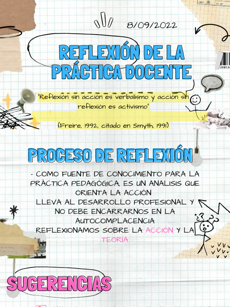 Reflexión sobre la Práctica Docente | PDF | Maestros | Conocimiento