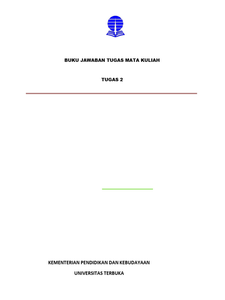 Lembar Jawaban Tugas Akuntansi UT | PDF | Bisnis | Teknologi & Rekayasa