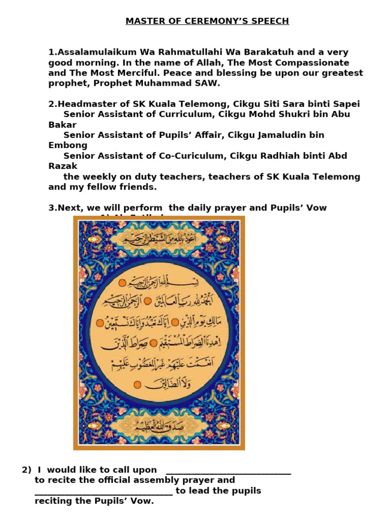 Assembly Speech Text | PDF | Muhammad | Religious Belief And Doctrine