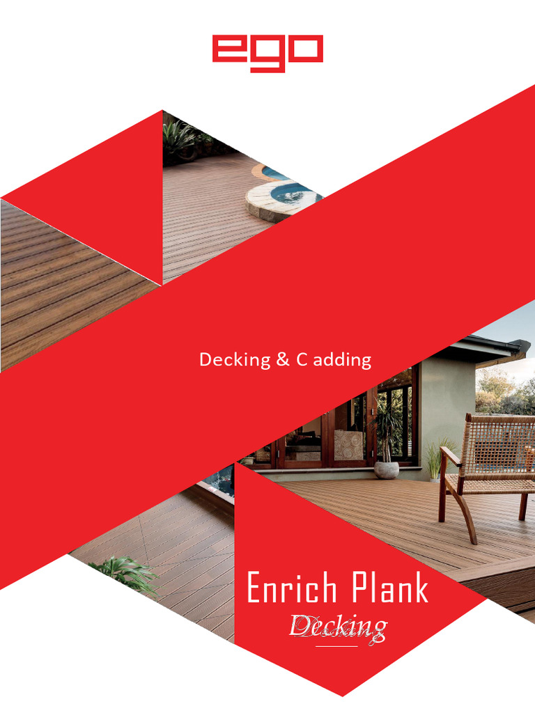 Enrich WPC Decking Plank | PDF | Flooring | Wood
