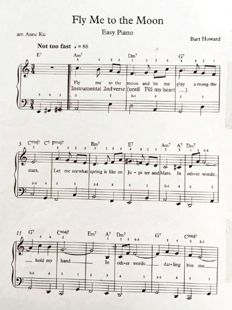 Fly Me To The Moon | PDF