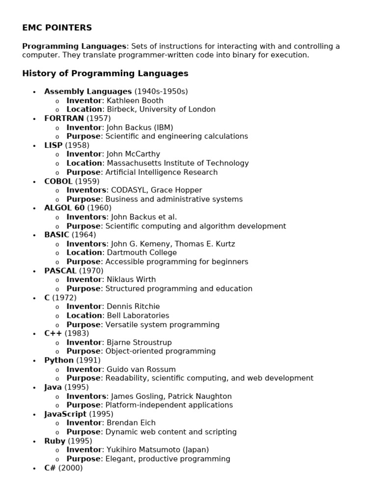 EMC POINTERS (Plastar) | PDF | C++ | Object Oriented Programming