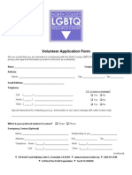 North County LGBTQ Resource Center Volunteer Application