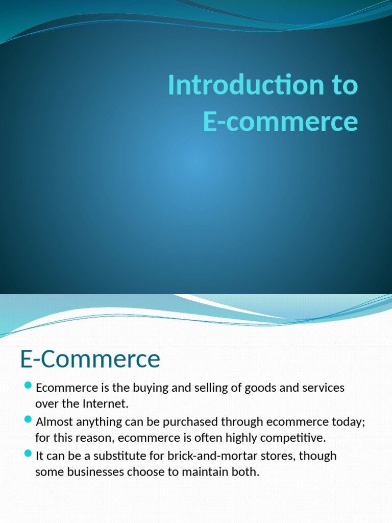 Ecommerce Pdf