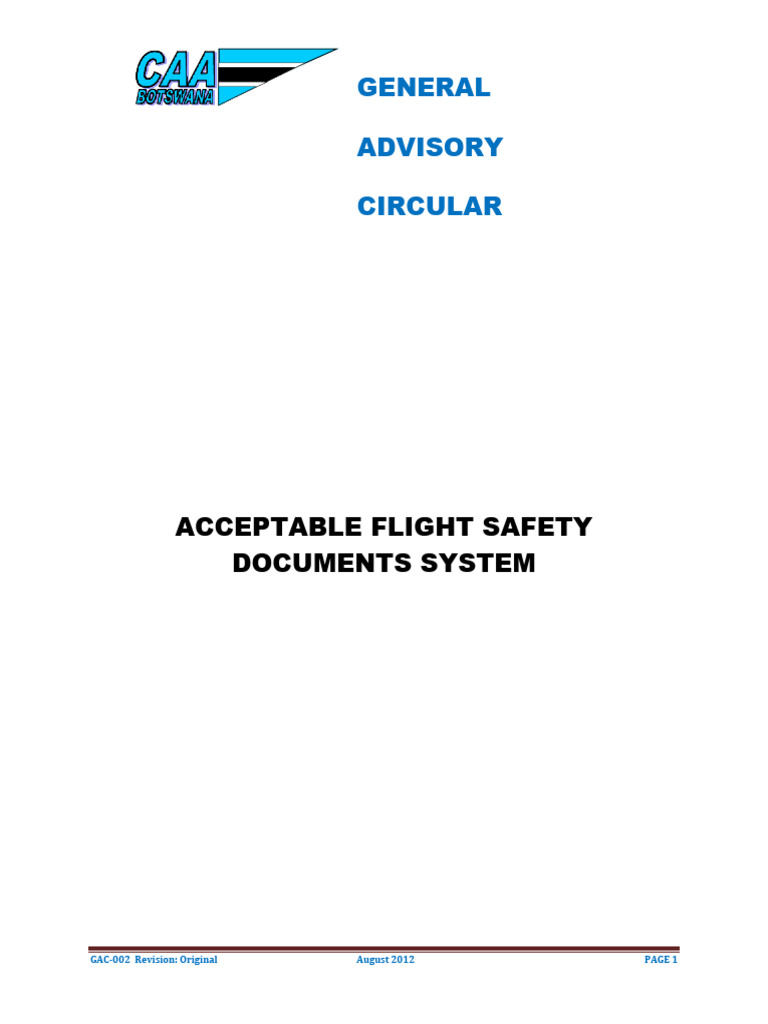 Flight Safety Document System Guide | PDF