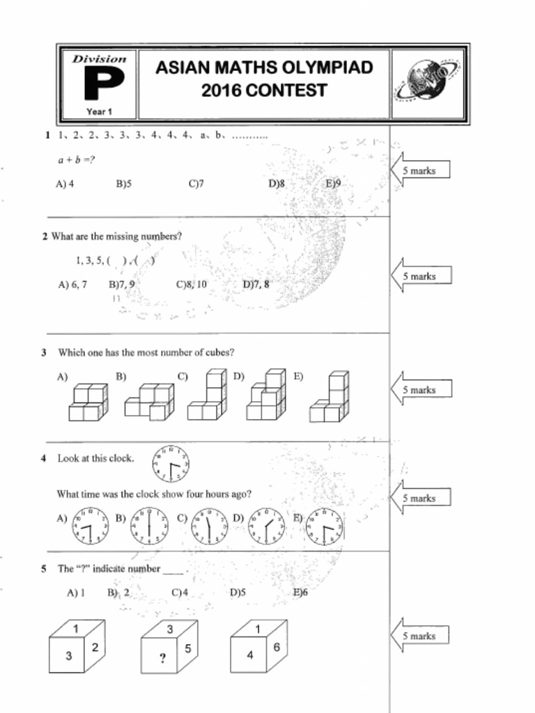 Y1 Asmo 2016 | PDF