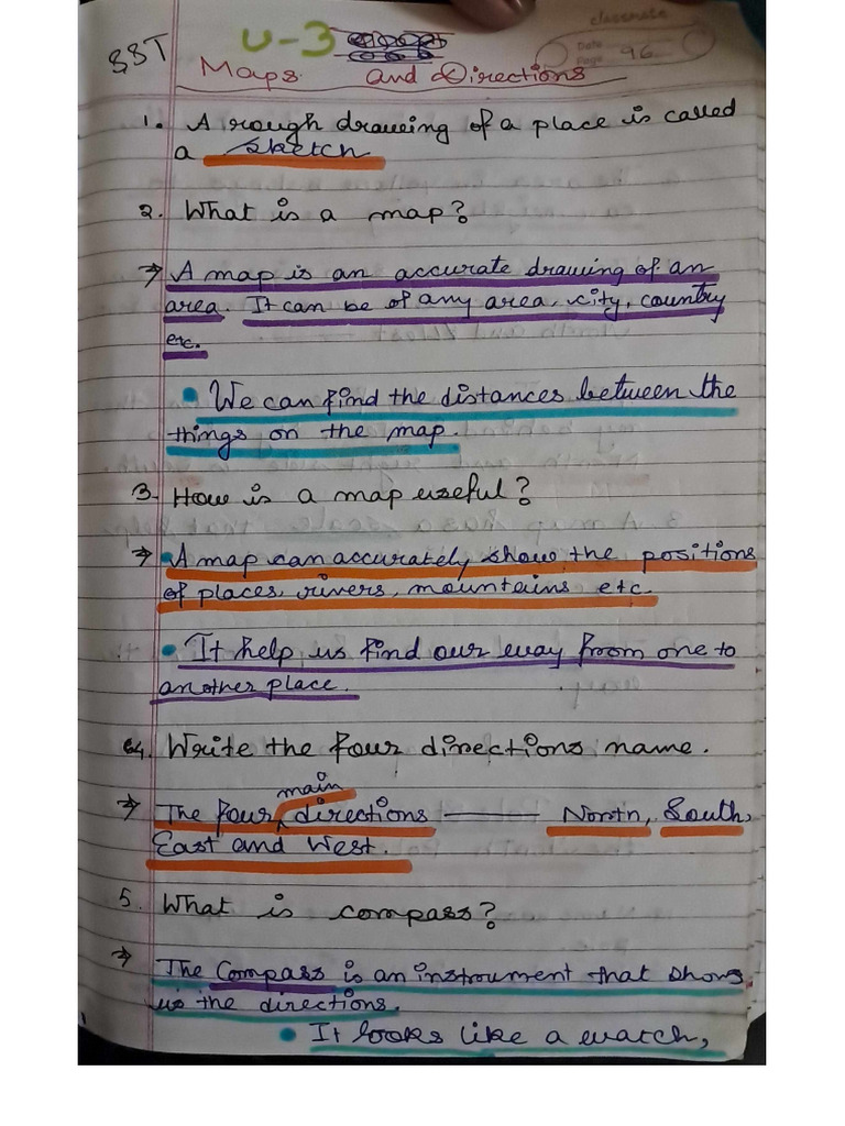 SST - Maps and Direction | PDF