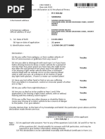 Self Declaration for Driving Licence | PDF