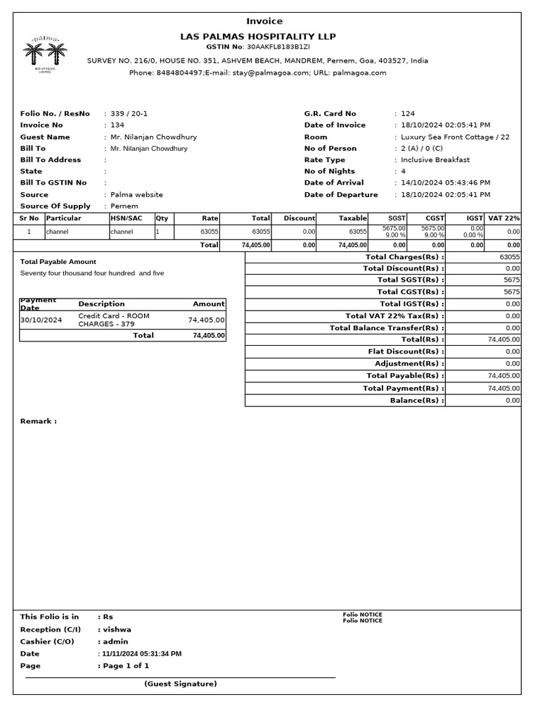 Folio Invoice 15 | PDF | Economies | Money