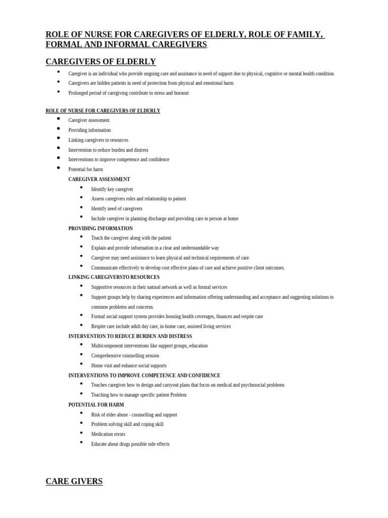 Caregiver Support for Elderly Care | PDF | Caregiver | Hearing Aid