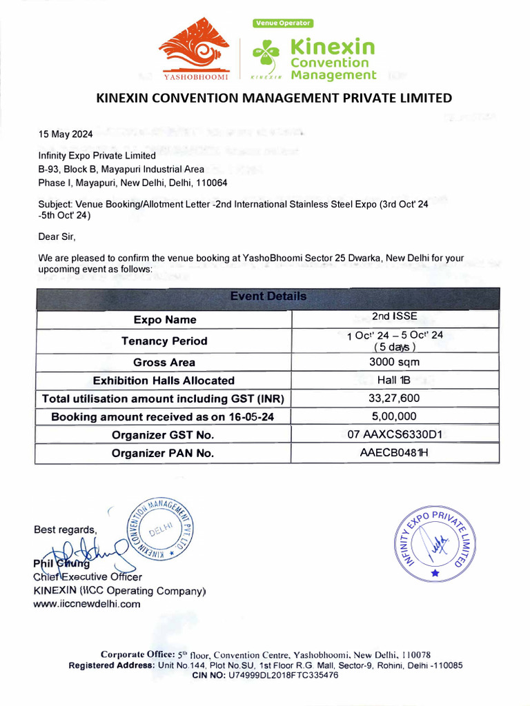 2nd ISSE Allotment Letter | PDF