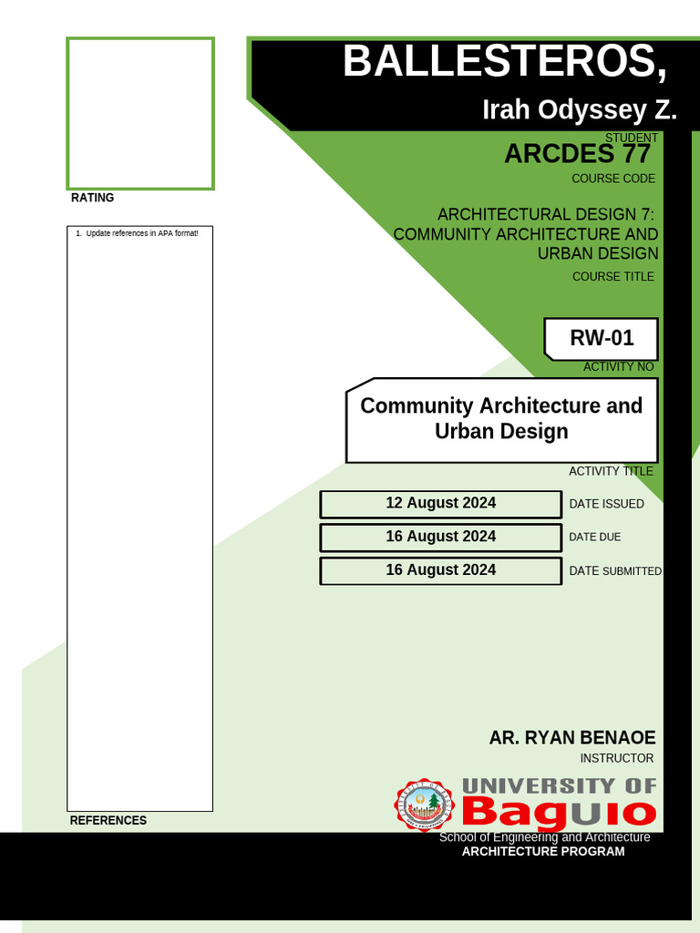 Archi - Standard RSW Cover | PDF | Urban Design | Community
