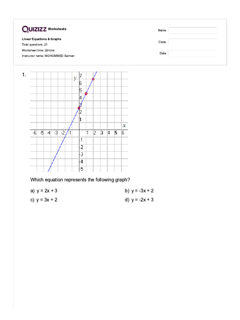 Math 8 CH Linear Graphs Key Pg000034 | PDF