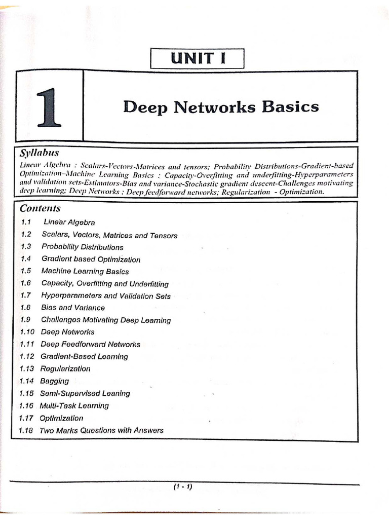 Deep Learning Book | PDF