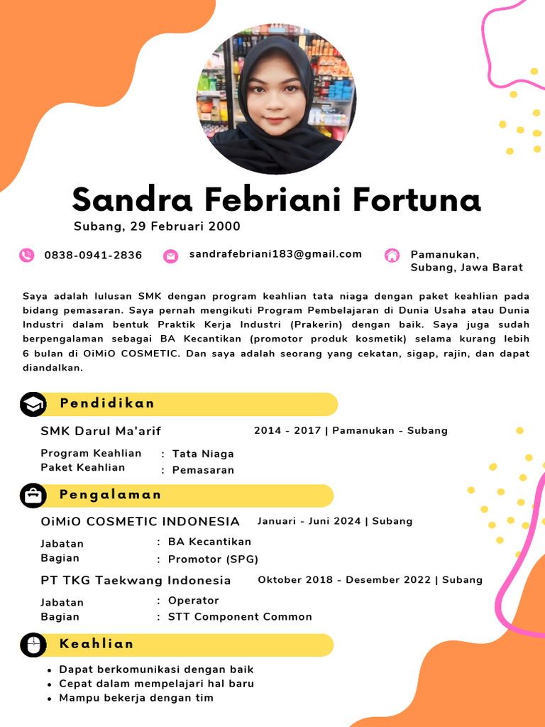 CV Sandra-2 | PDF