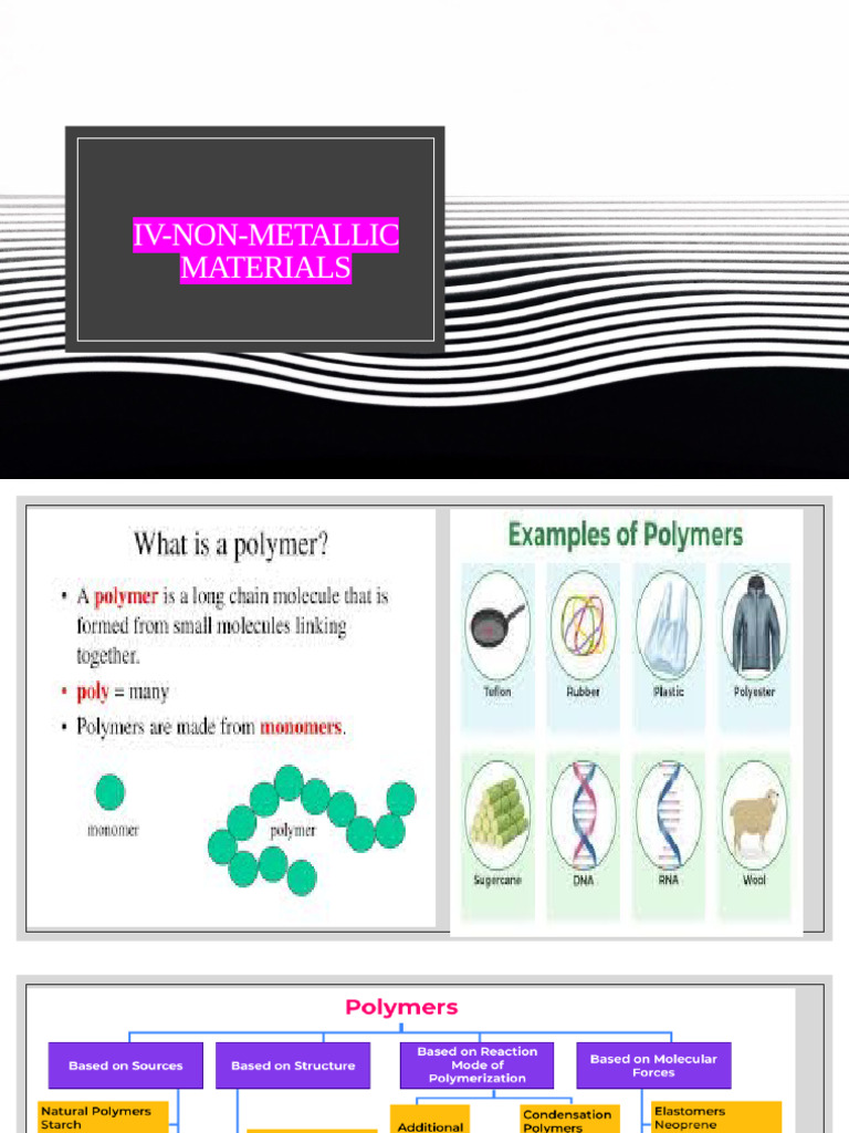 IV Non Metallic Materials | PDF | Science & Mathematics | Technology ...