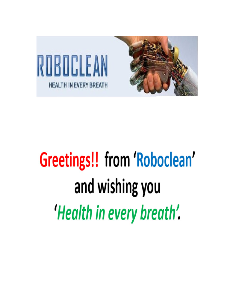 Presentation Roboclean | PDF | Duct (Flow) | Vacuum Cleaner