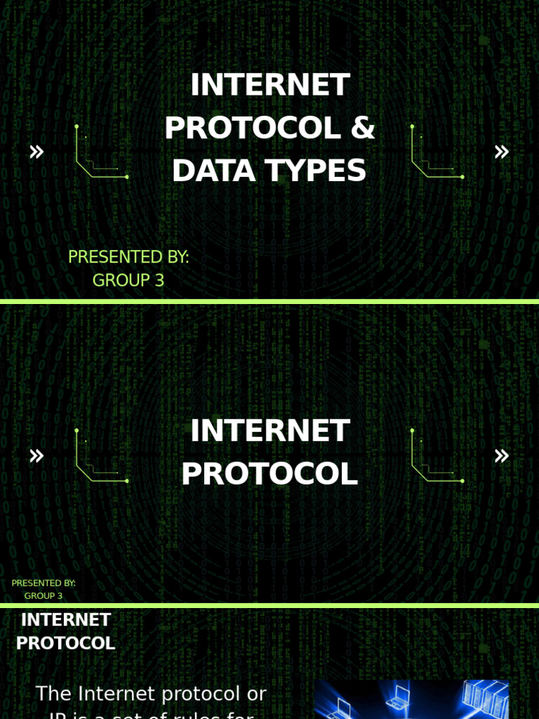 Internet Protocol Data Types | PDF | Internet Protocols | Network Packet