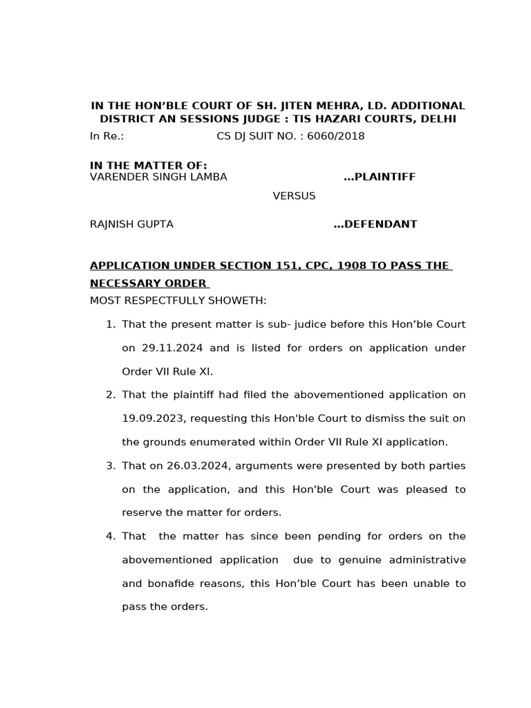 Legal Order Delay Concerns | PDF | Finance & Money Management | Social ...
