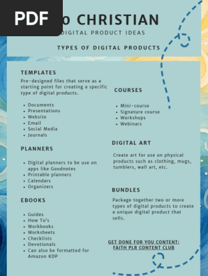 100 Faith-Based Digital Product Ideas