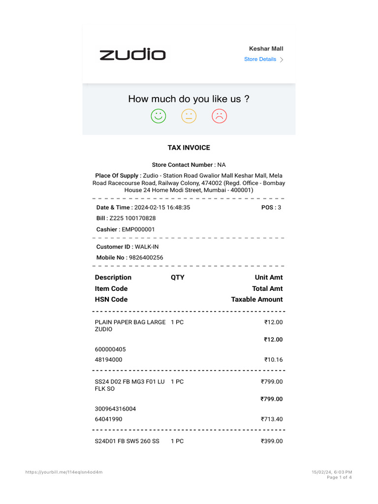 zudio-bill-pdf-money-taxation