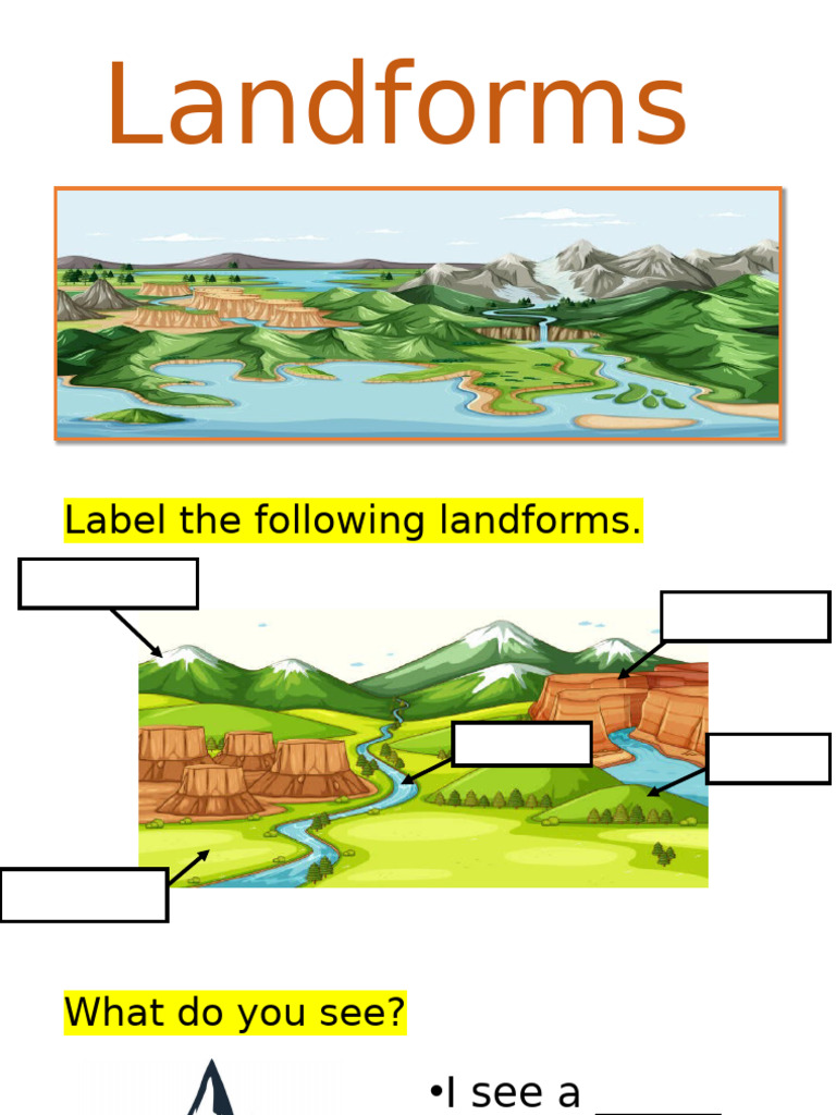 Landforms | PDF | Valley | Mountains
