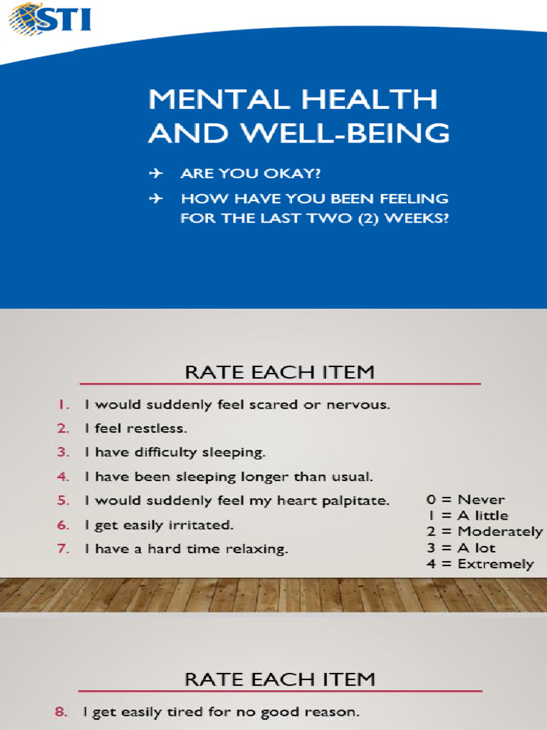 Mental Health and Well Being | PDF | Eating Disorder | Mental Disorder