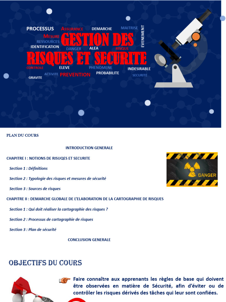Gestion des Risques et Sécurité au Travail | PDF | Risque | Gestion des ...