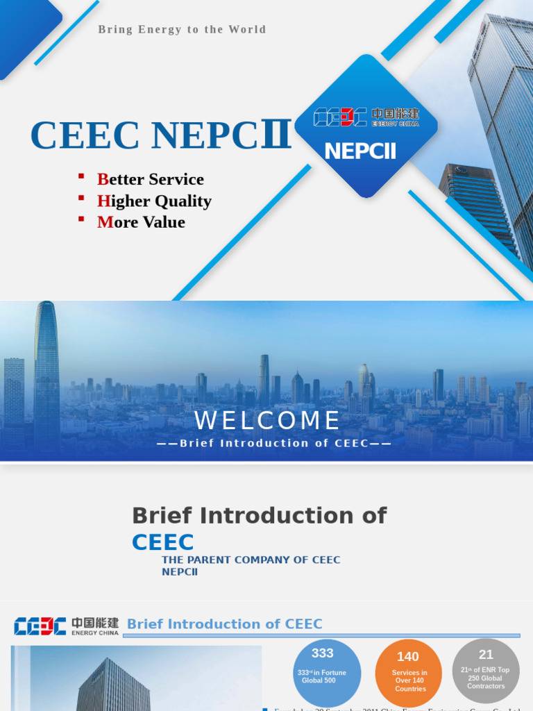 CEEC NEPC II Overview and Services | PDF | Electricity Generation ...