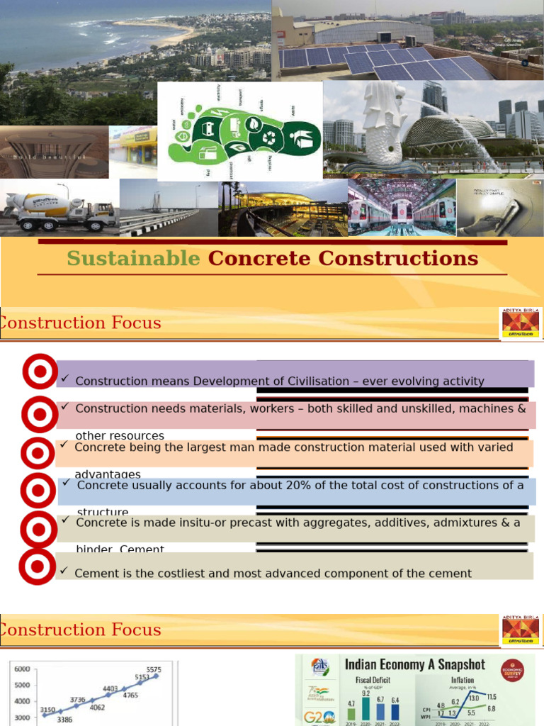 Cement Concrete Sustainability | PDF | Concrete | Cement