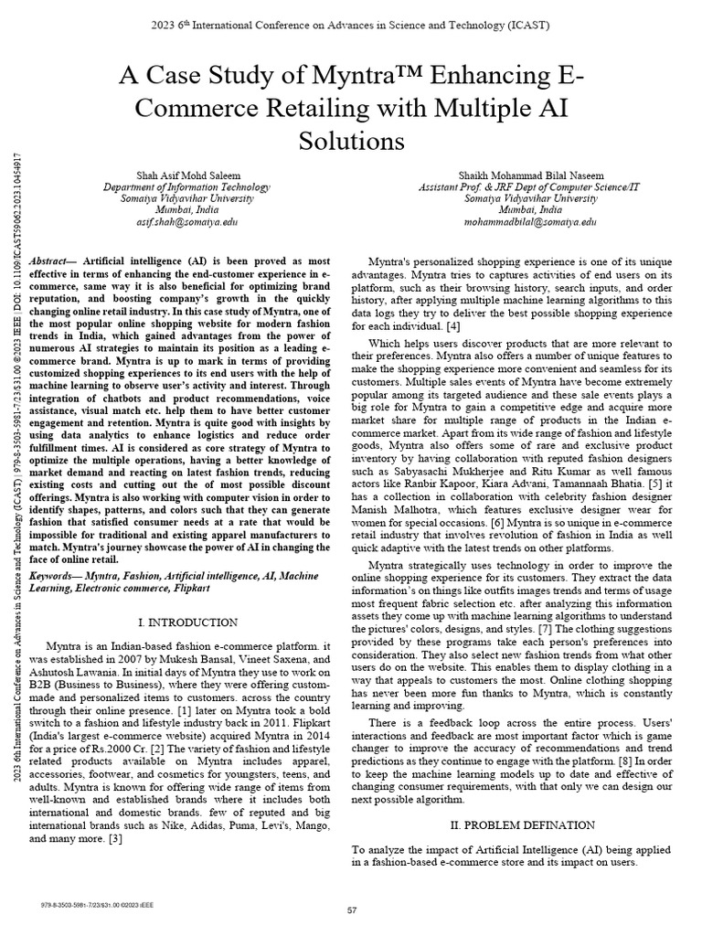 PDF 2 | PDF | E Commerce | Artificial Intelligence